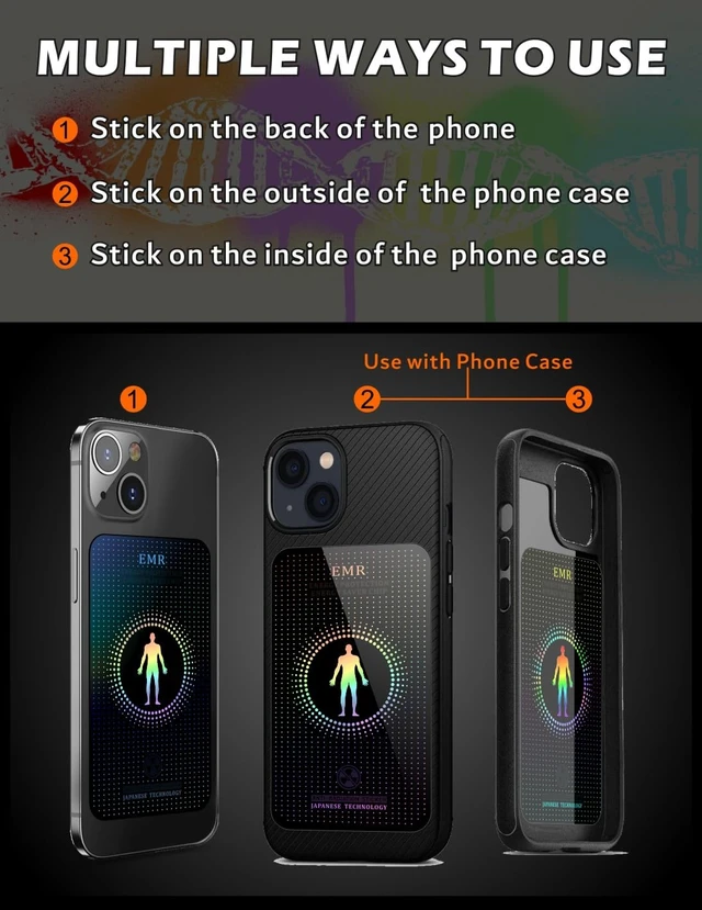 Alt view image 4 of 6 - Cell Phone Stickers for All Smartphones/Laptops/Tablets/All Electronic Devices, Large Area Protection,Suitable for Anyone-(12 Pack)