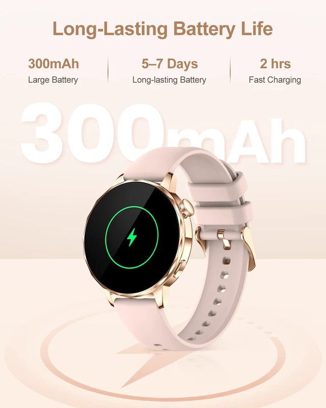 Alt view image 7 of 7 - Smart Watches for Women, IP68 Waterproof Fitness Tracker, Answer/Make Calls, 100+ Sport Modes, Heart Rate/Sleep/Steps Monitor for Android Phones and iPhone