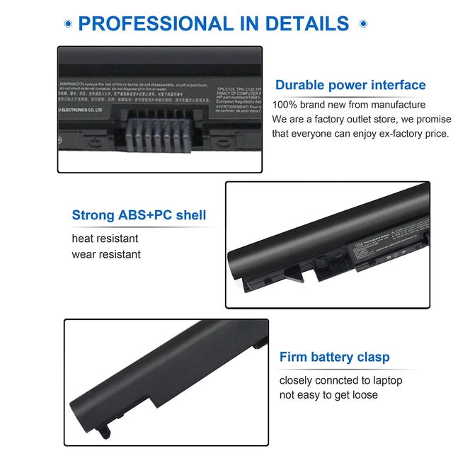 Alt view image 3 of 5 - 919700-850 JC03 JC04 Battery for HP Spare 919701-850 hstnn-lb7v 15-bs0xx 15-bw0xx 17-bs0xxx 15-bs1xx 17-ak0xx 15-bs015dx 15-bs113dx 15-bs115dx 15-bs060wm 15-bs013dx 17-bs011dx 15-bs070wm 15-bw011dx