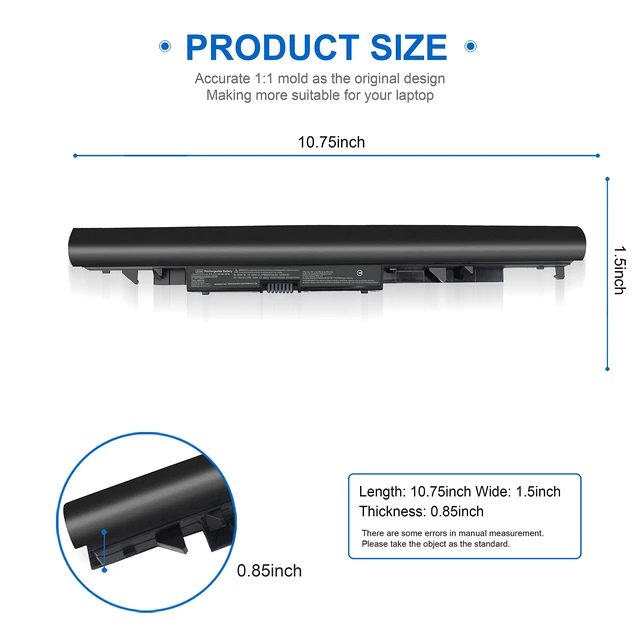 Alt view image 2 of 5 - 919700-850 JC03 JC04 Battery for HP Spare 919701-850 hstnn-lb7v 15-bs0xx 15-bw0xx 17-bs0xxx 15-bs1xx 17-ak0xx 15-bs015dx 15-bs113dx 15-bs115dx 15-bs060wm 15-bs013dx 17-bs011dx 15-bs070wm 15-bw011dx