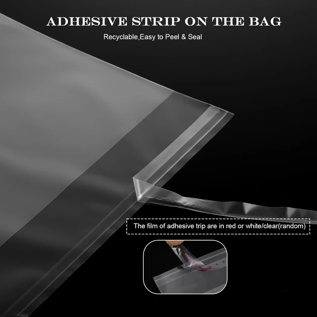 Alt view image 6 of 7 - 100 Pcs Clear Cellophane Bags 12x12 Self Sealing Crystal Sleeves for Print 12-2/5" x 12-2/5" OPP Storage Bag for 12X12 Art Prints/Pictures/Photos/Framing Mat Mattes