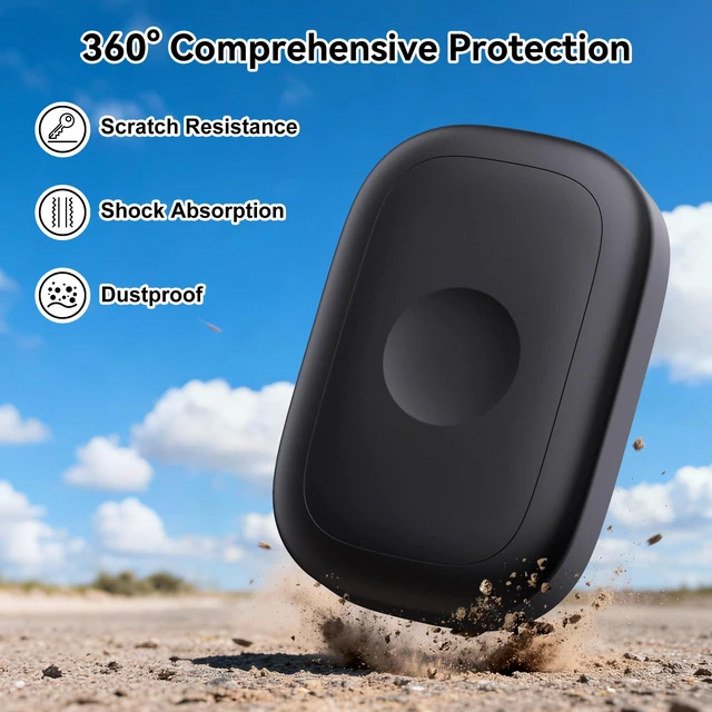 Alt view image 6 of 7 - 4 Pack Adhesive Mount Holder for Tile Life360 Pro 2024 Tracker with 3M Adhesive Sticker, Silicone Waterproof Tile Pro Case Cover Anti-Lost for Luggage, TV Remotes, Car, Bike, Drones, Purse