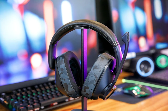 Alt view image 3 of 7 - Freeze EPOS H6 Pro - Cooling Gel Earpads for EPOS H6 Pro Headphones Made by Wicked Cushions Also fits Sennheiser GSP600, GSP500, GSP550 & GSP670. Enhance Comfort & Durability Black Camo