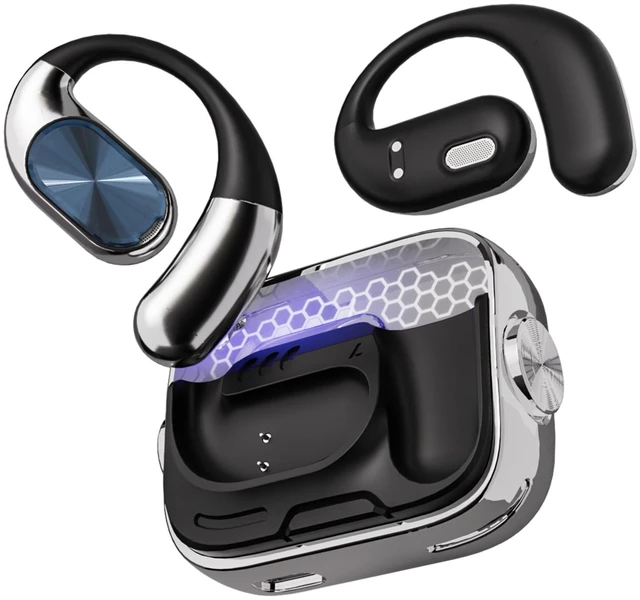 Main image of Open Ear Earbuds, Bluetooth 6.0 Wireless Earphones, ENC Mic