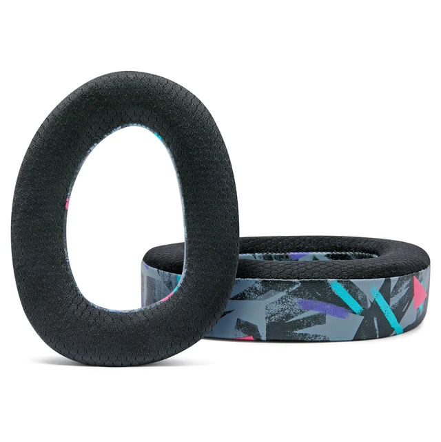 Alt view image 6 of 7 - Freeze EPOS H6 Pro - Cooling Gel Earpads for EPOS H6 Pro Headphones Made by Wicked Cushions Also fits Sennheiser GSP600, GSP500, GSP550 & GSP670. Enhance Comfort & Durability 90's Black