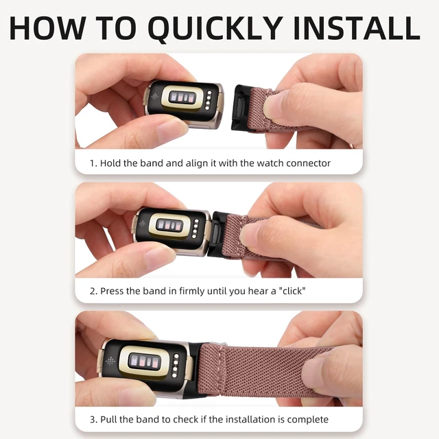 Alt view image 7 of 7 - Sport Band Compatible with Fitbit Charge 5 Bands/Fitbit Charge 6 Bands Women Men, Soft Breathable Woven Nylon Strap Stretchy Fabric Solo Loop Replacement Wristband for Charge 5/6, 6 Pack