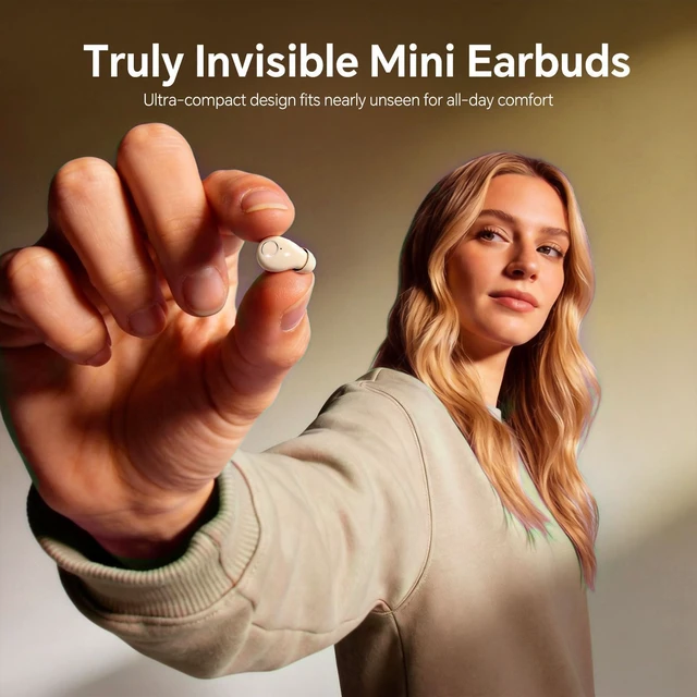 Alt view image 6 of 7 - Mini Invisible Small Earbuds Set Sleep Ear Buds Wireless Bluetooth for Small Ears Canals Side Sleepers Tiny Micro Low Profile Smallest Hidden Discreet Earbuds 2 Pack Headphones for Work