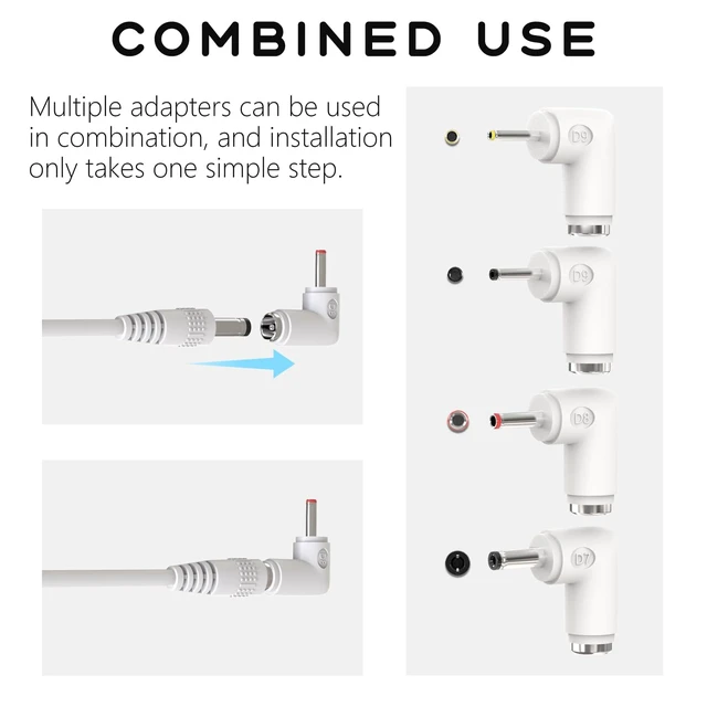 Alt view image 3 of 6 - 5V Power Cord Compatible with VTech VM901 VM919HD VM919-2HD VM819 VM819-2 PU Baby Monitor Handheld Screen Parent Unit, Universal Baby Monitor Charger Adapter with 5Ft Cord