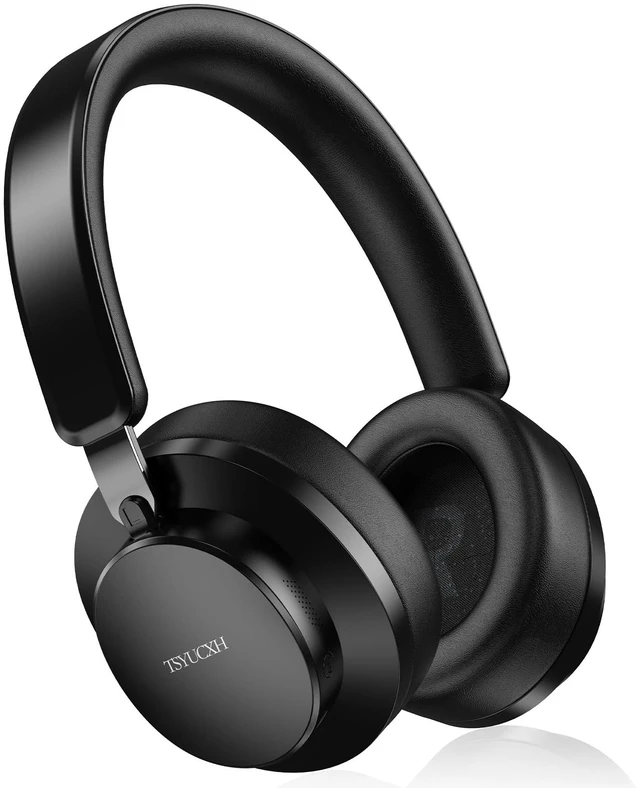 Main image of Over Ear Headphones Wireless Bluetooth, Noise Cancelling Headphones Bluetooth with Microphone, Cancelling Wireless Headphone Over Ear, 65h Playtime, Clear Calls, Comfort Fit For Travel (Black)
