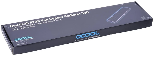 Alt view image 3 of 5 - NexXxoS ST30 Full Copper 560mm Radiator (14199) Full Copper Construction (Fins, Channels, and Chambers), 560mm Length, Separated Chambers for High Flow Rates