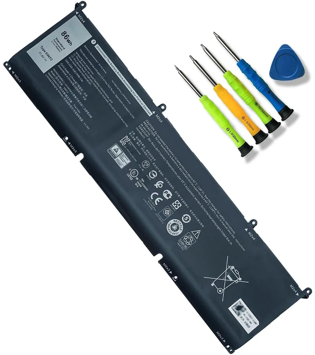 Main image of 69KF2 Battery Compatible with Dell G7 15 7500 G15 5521 5515 5520 5510 XPS 15 9510 9520 9500 Precision 5560 5570 5550 Alienware M15 R4 R3 M17 R3 R4 Inspiron 7510 7620 7610 P87F P45E P91F 86Wh