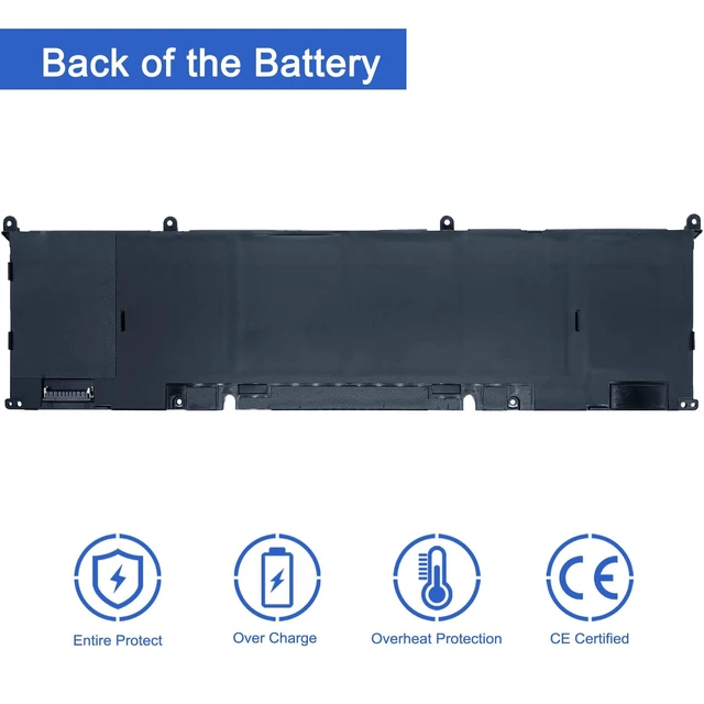 Alt view image 6 of 6 - 69KF2 Battery Compatible with Dell G7 15 7500 G15 5521 5515 5520 5510 XPS 15 9510 9520 9500 Precision 5560 5570 5550 Alienware M15 R4 R3 M17 R3 R4 Inspiron 7510 7620 7610 P87F P45E P91F 86Wh