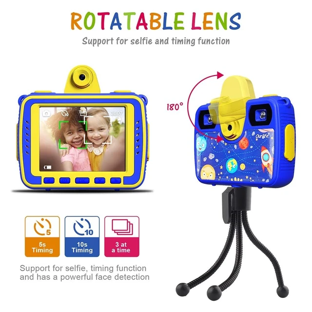 Alt view image 2 of 7 - 1080P Waterproof Camera Underwater Digital for Video No Card-2.4'' IPS Screen Waterproof Camera Photography Gifts