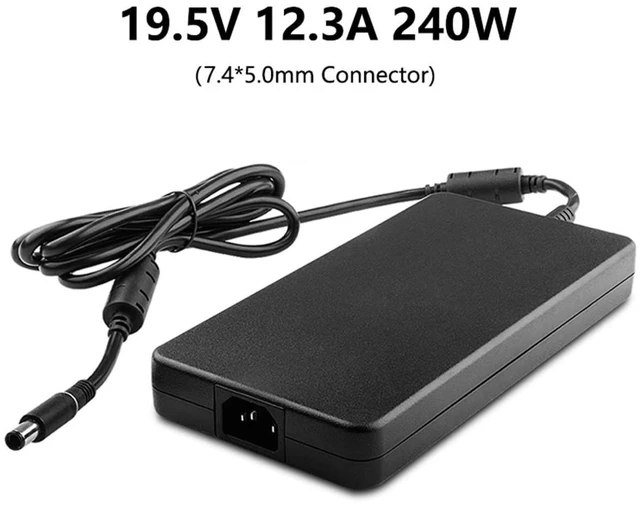 Alt view image 3 of 7 - 240W AC Charger Compatible with Dell G3 G5 G7 G15 Series Gaming Laptop Compatible with Dell All 240W 180W AC Adapter GA240PE1-00 Power Supply