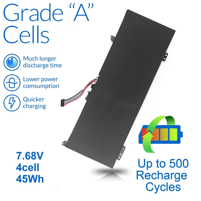 Alt view image 4 of 6 - L17C4PB0 81EM Laptop Battery for Lenovo Flex 6 6-14IKB 6-141KB 6-14ARR,IdeaPad 530S-14IKB 530S-141KB 530S-14ARR 530S-15IKB 530S-151KB,Yoga 530-14IKB 530-141KB 15IKBR L17C4PB2 5B10Q16067 5B10Q16066