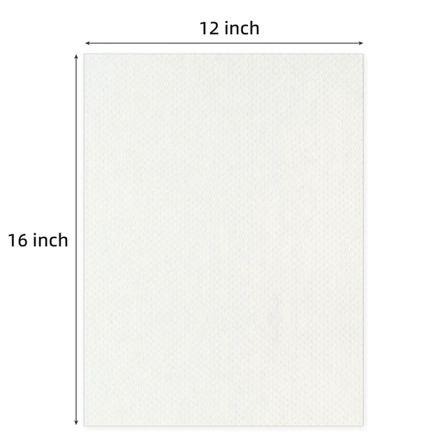Alt view image 2 of 7 - 25 Pack Embossed Backing Boards, 12x16 Uncut White Mat Boards Acid Free Backer Boards Ideal for Photos, Pictures, Prints, Frames, and Artwork