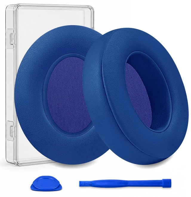 Main image of Replacement Ear Pads for Beats Studio 3 & Studio 2-Blue Earpads for Beats Studio 2 & Studio 3 Wired & Wireless Headphones, Ear Cushions, Ear Cups Cover Repair Parts
