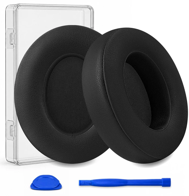 Main image of Replacement Ear Pads for Beats Studio 3 & Studio 2-Black Earpads for Beats Studio 2 & Studio 3 Wired & Wireless Headphones, Ear Cushions, Ear Cups Cover Repair Parts