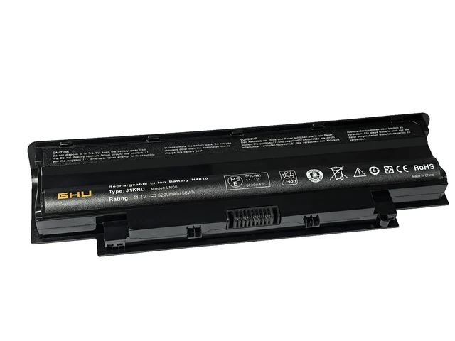 Alt view image 2 of 7 - J1KND 58Wh Battery Replacement for Dell Inspiron N5010 N5110 N4010 N4110 N7010 M4110, Compatible with 4T7JN TKV2V W7H3N YXVK2 312-1205