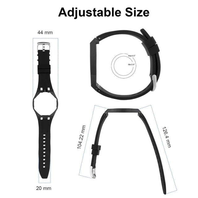 Alt view image 6 of 7 - Silicone Watch Band Compatible with Swatch Royal Pop soft silicone, rugged, shockproof bumper, integrated case, unisex fit, outdoor sports, comfortable daily wear
