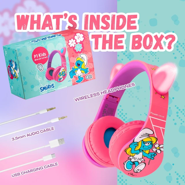 Alt view image 7 of 7 - Bluetooth Headphones for Kids, Wireless Foldable Headphones Over Ear, Headphone with Microphone, 85/94dB Volume Limit, Wireless and Wired Headset with Micro SD, FM for Phones/Tablets/PC/TV