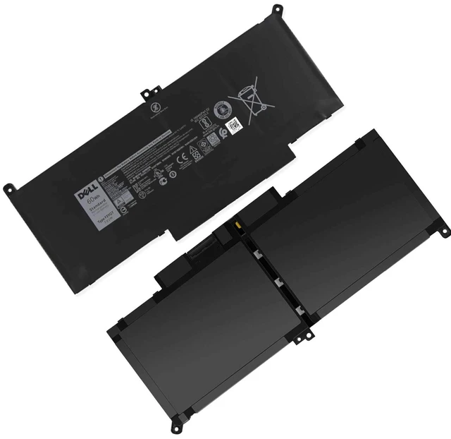 Alt view image 4 of 7 - DELL F3YGT Laptop Battery for Dell Latitude 12 7280 7290 13 7380 7390 P29S002 14 7000 7480 7490 P73G002 Series P28S P28S001 P73G P73G002 Series DM3WC DM6WC 2X39G KG7VF 451-BBYE 453-BBCF 7.6V 4Cell