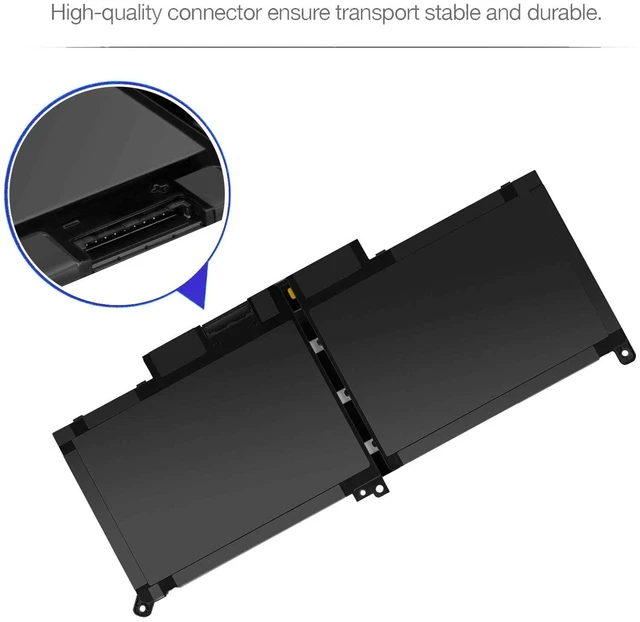 Alt view image 5 of 7 - DELL F3YGT Laptop Battery for Dell Latitude 12 7280 7290 13 7380 7390 P29S002 14 7000 7480 7490 P73G002 Series P28S P28S001 P73G P73G002 Series DM3WC DM6WC 2X39G KG7VF 451-BBYE 453-BBCF 7.6V 4Cell