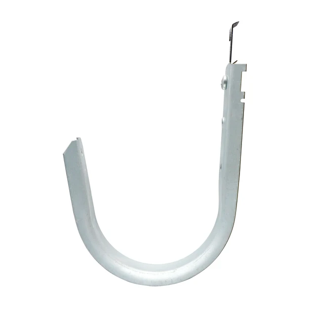 Alt view image 6 of 6 - 20 Pack 4" Heavy Duty J Hook, Wire Support J-Hook with W Clip for Hanging Cable & Wire Management to Ceiling Grid & Threaded Rod