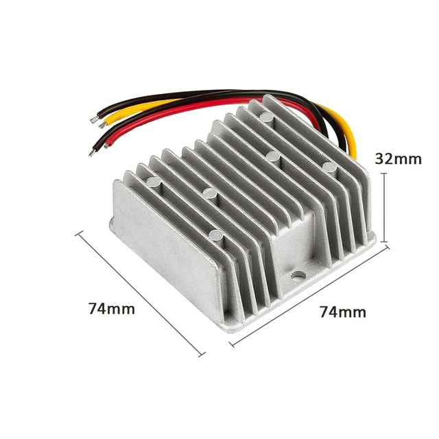 Alt view image 7 of 7 - DC 12V to 24V 10A 240W Boost Converter, Waterproof Voltage Regulator Power Supply Module with Fuse, for Golf Cart, Club Car, LED Strip Light, Automotive, Solar System