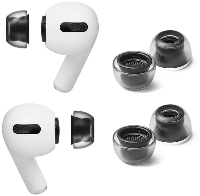 Main image of Crystal AirPods Pro Ear Tip Replacement, Premium LSR Silicone Tips