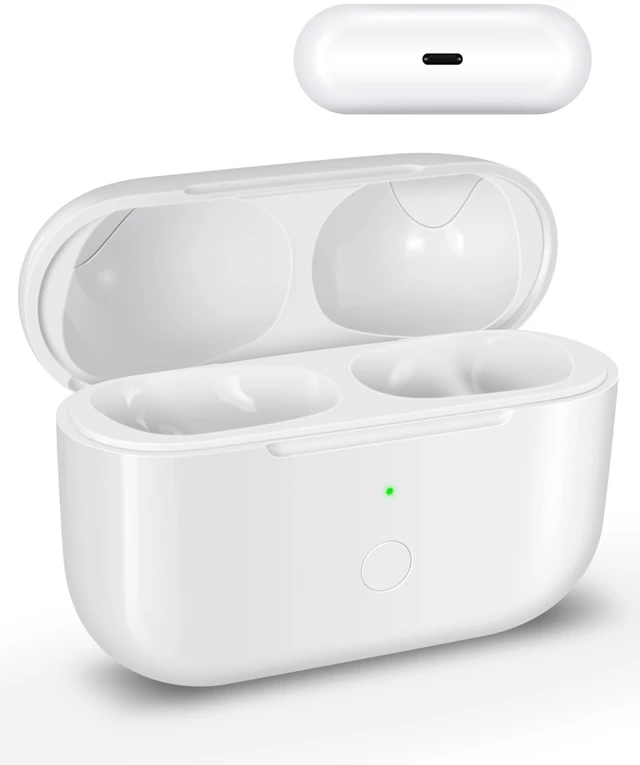 Main image of Replacement Charging Case Compatible with AirPods Pro 1/2 Replacement Case, Bluetooth Pairing, Light-ning Port, Earbuds Not Included