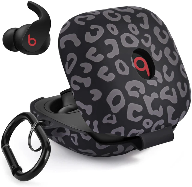 Main image of Case for Beats Fit Pro Cover, Soft Case for Apple Beats Fit Pro 2021 Silicone Protective Beats Pro Case Shockproof Beat Pro Fit Case Logo Visible Beats Earbud Case Cover with Keychain