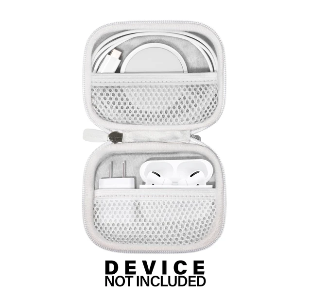 Alt view image 3 of 5 - All-in-One Case for iPhone MagSafe Charger & Battery Pack, Storage for Accessories/Power Adapter/Charge Cable/Docks, Compatible with AirPods 4/ Pro 3/2/ 1