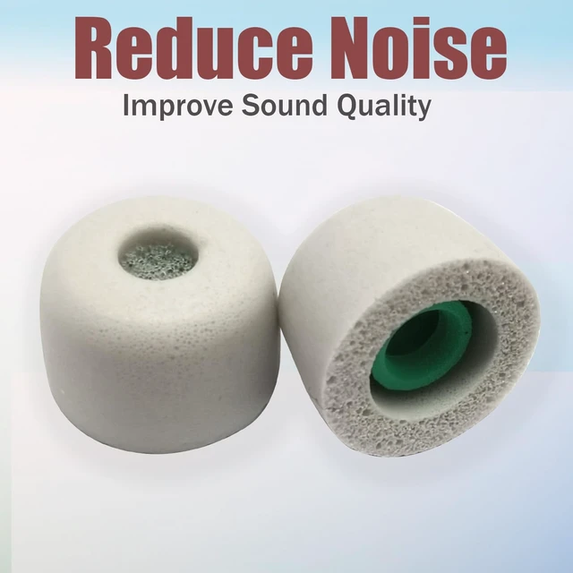 Alt view image 4 of 6 - Memory Foam Tips for Sony WF-1000XM5 Replacement Earbuds Tips 3 Pairs Medium Anti-Slip Ear Tips for WF-1000XM5, WF-1000XM4, Filter Screen, Sport Earbuds Accessories, Gray
