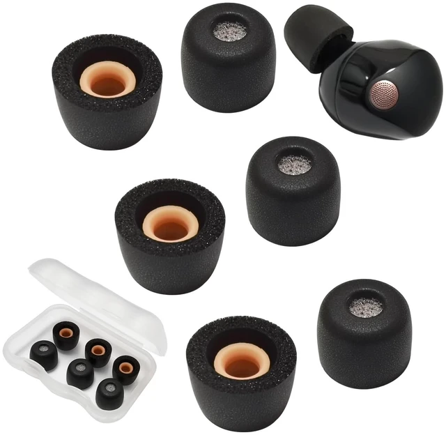 Main image of Small Memory Foam Replacement Ear Tips for Sony WF-1000XM5, Filter Screen 3 Pairs Small Anti-Slip Ear Tips for WF-1000XM5, WF-1000XM4, Built-in Filter Screen, Sport Earbuds Accessories