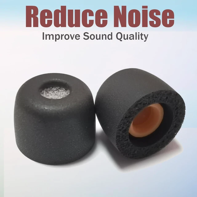 Alt view image 4 of 6 - Small Memory Foam Replacement Ear Tips for Sony WF-1000XM5, Filter Screen 3 Pairs Small Anti-Slip Ear Tips for WF-1000XM5, WF-1000XM4, Built-in Filter Screen, Sport Earbuds Accessories