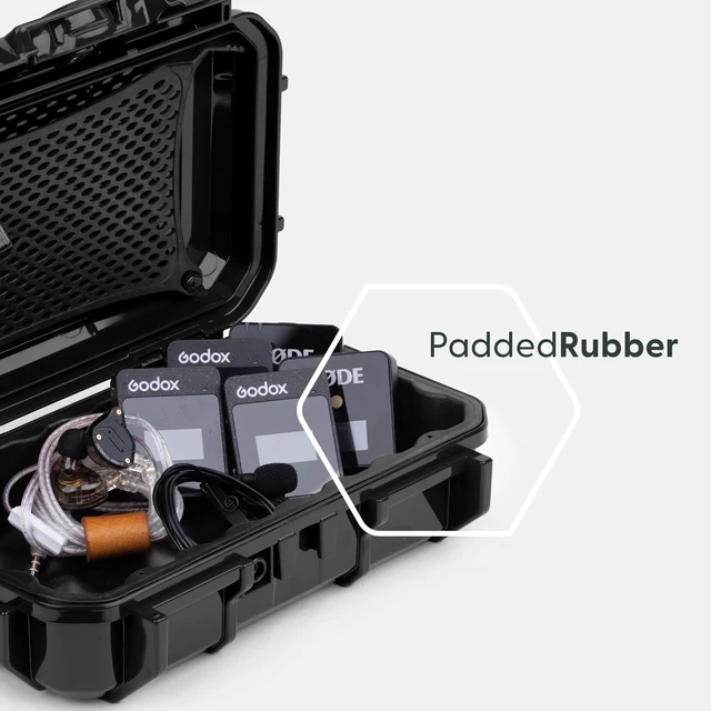 Alt view image 2 of 7 - in Ear Monitor Protective Cases for IEM - Compatible with KZ ZS10 Pro, ZST, ZEX, AS10, AS16, ZSN Pro X, YINYOO, TANGZU, Moondrop, Shure SE215, Sennheiser, Airpods (56 Black)