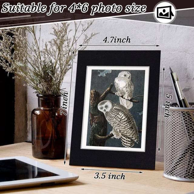 Alt view image 2 of 7 - 100 Pcs 4 x 6 In Paper Picture Frames Bulk Standing Photo Frame Back to School Gifts, With Easel Stand, Cardboard Picture Arts, DIY Family Art Craft Decoration, Wedding Photos Display