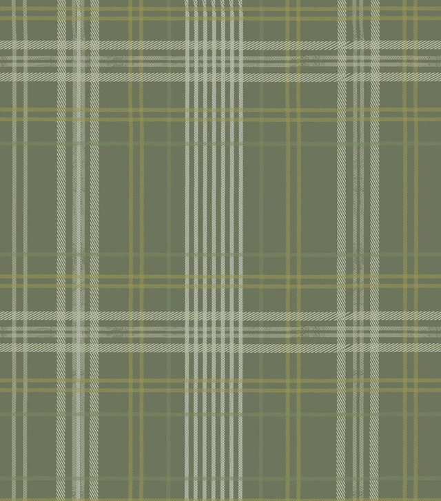 Main image of Peel and Stick Wallpaper Check Plaid Olive Green - Classic Self Adhesive Waterproof Vinyl Wallpaper for Modern Farmhouse Decor for Entryway Hallway Bedroom Accent Walls 17.3" X 118.11"