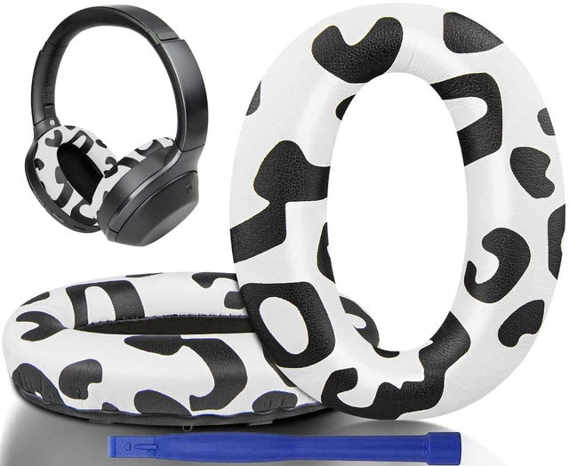 Main image of Replacement Earpads Cushions for Sony WH-1000XM2 (WH1000XM2) & MDR-1000X (MDR1000X) Headphones, Ear Pads with Noise Isolation Foam, Added Thickness (Snow Leopard)