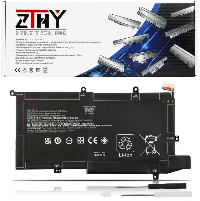 Main image of WS04XL Laptop Battery Replacement for HP Spectre X360 14-EA000 14T-EA000 14-EA0510la 14-EA0007NA 14-EA0023DX 14-ea0378ng 14-EA0002NI 14-EA0520NA L97352-2D1 L97357-005 WS04066XL 66.52Wh 4Cell