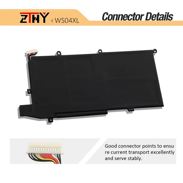 Alt view image 4 of 7 - WS04XL Laptop Battery Replacement for HP Spectre X360 14-EA000 14T-EA000 14-EA0510la 14-EA0007NA 14-EA0023DX 14-ea0378ng 14-EA0002NI 14-EA0520NA L97352-2D1 L97357-005 WS04066XL 66.52Wh 4Cell