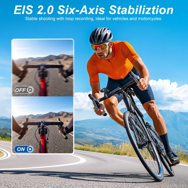 Alt view image 4 of 7 - 4K Mini Body Camera Wearable - 64GB Magnetic Thumb-Size Action Cam, 6-Axis Stabilization, Audio/Video Recording, Hands-Free POV for Vloggers, Hikers, Workers, Cycling, Travel & Daily Use