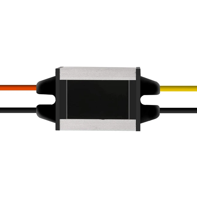 Alt view image 4 of 6 - 3Pcs 12V to 5V DC Converter Car Power Voltage, Waterproof DC 6.3-22V 12V Step Down to 5V 3A 15W Voltage Regulator Buck Converter Power Supply Step-Down Module Compatible with Vehicle Car Truck Volt