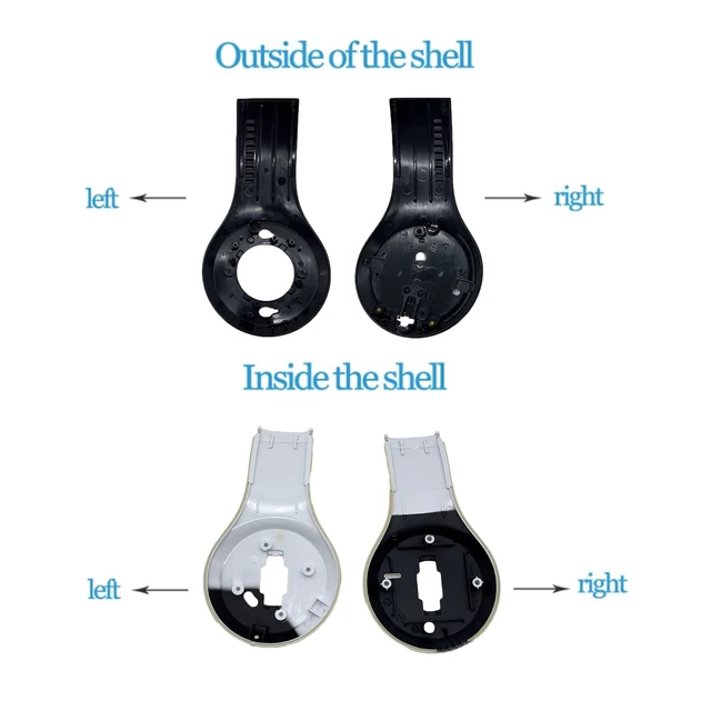 Alt view image 2 of 6 - Studio3 Shell and Inside Shell for Beats Studio 3 (A1914) Headphone Durable Inner Shell Outside Shell Repair Parts,Accessories Repair Kit,As Same As The OEM(Gray)
