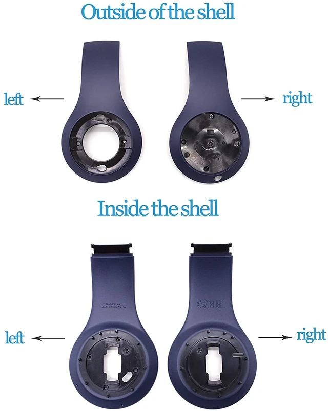 Alt view image 2 of 6 - Studio3.0 Spare Earphone Shells and Inner Shell Repair Parts (Dark Blue) Replaceable Spare Earphone Shell and Spare Earphone Inner Shell Earphone Repair Parts Compatible with Studio3.0 Earphones