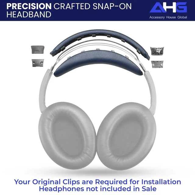 Alt view image 5 of 7 - QC35 earpads / QC35 ii Headband pad Cushion kit. Compatible w/Bose QuietComfort 35 ii / QC35 Headphones (MNB). Premium Headband Design Seamless DIY Assembly Superior Comfort and Durability