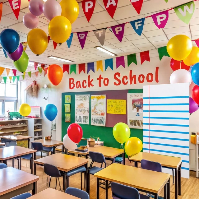 Alt view image 7 of 7 - 6ft Back to School Notebook Cardboard Cutouts Giant Composition Notebook Photo Prop Life Size Cutout Stand Decor for Welcome Back Jumbo Decor First Day of Schools Teacher Party Decorations