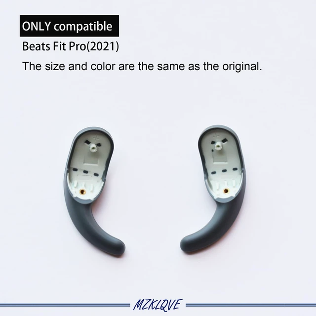 Alt view image 3 of 4 - 1 Pair Fit Pro Ear Hooks, Replacement for Beats Fit Pro True Wireless Headphones (Left & Right) (Grey)