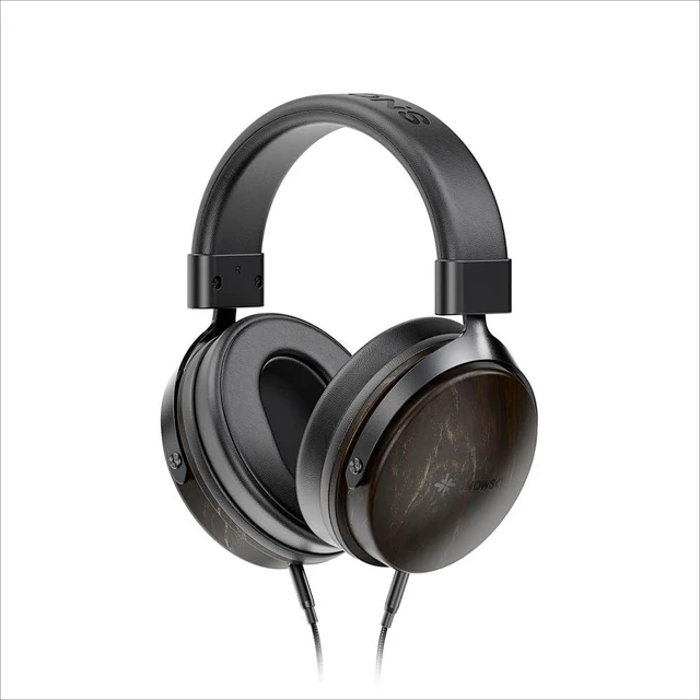 Main image of FIIO Nature Closed-Back Over-Ear Hi-Fi Headphones, 50mm Carbon Composite Drivers, Natural Balanced Sound, Detachable Cable, Wood Grain Ear Cups (Black)